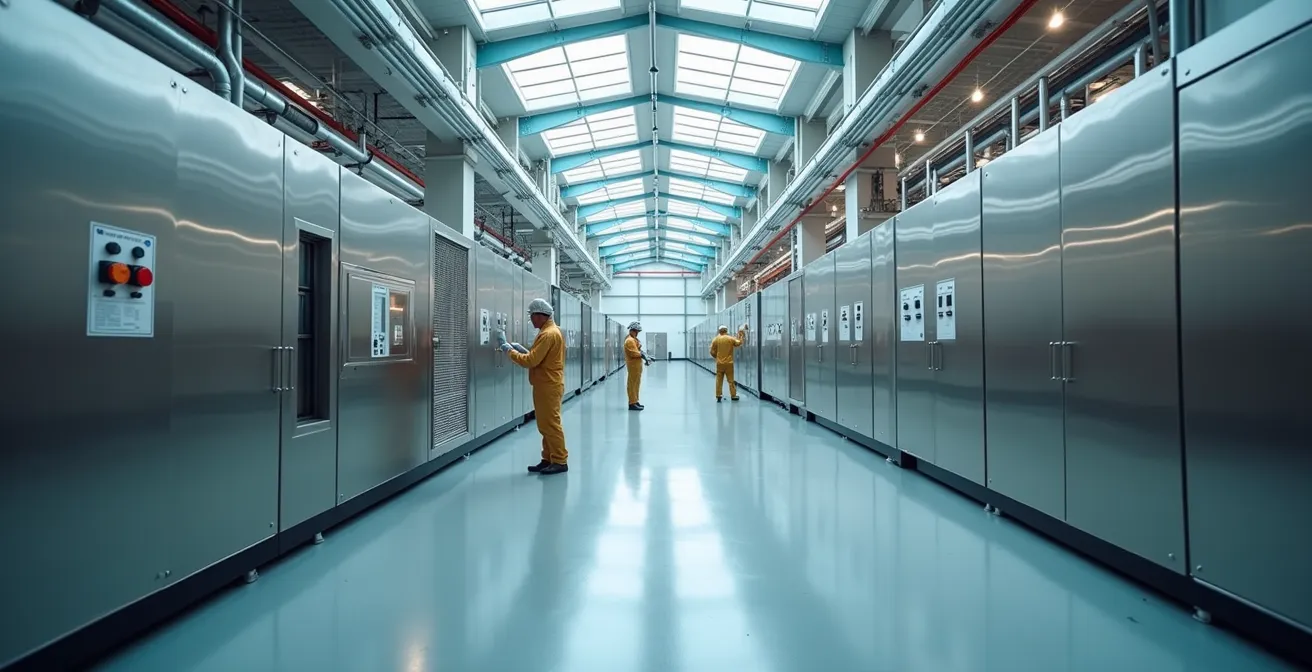 Installation d'équipements écoénergétiques dans une unité de production