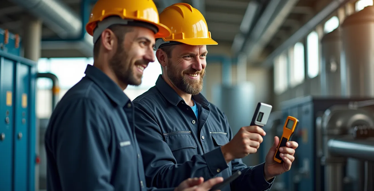 Contrôle qualité d'une installation énergétique moderne
